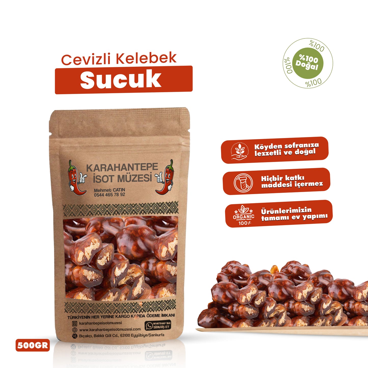 Cevizli Kelebek Sucuk