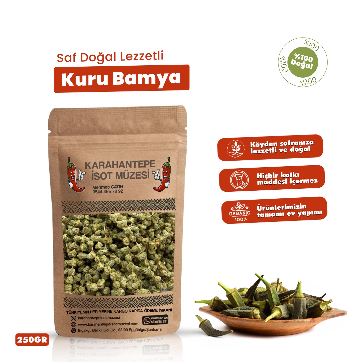 Çiçek Bamya Kurusu