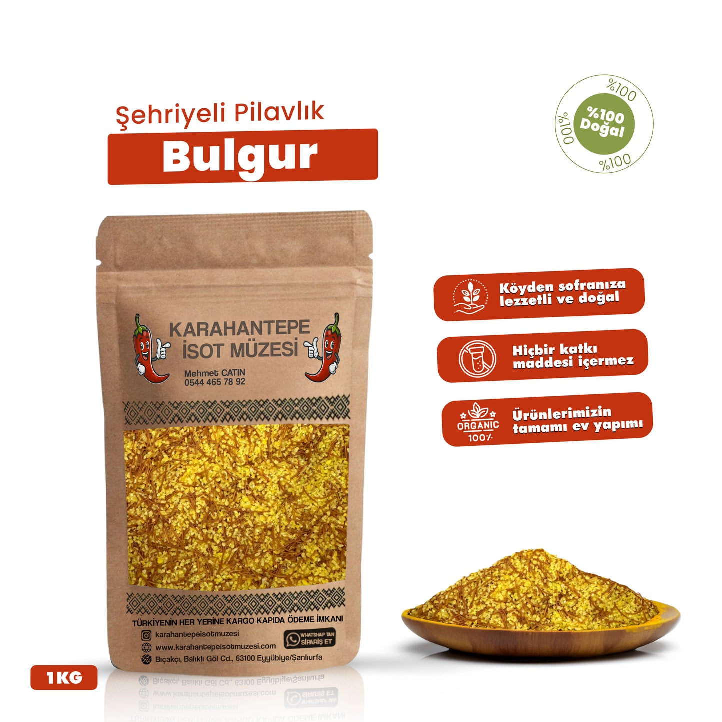Şehriyeli Pilavlık Bulgur