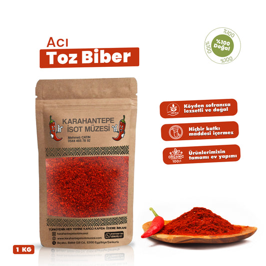 Acı Toz Biber Ev Yapımı