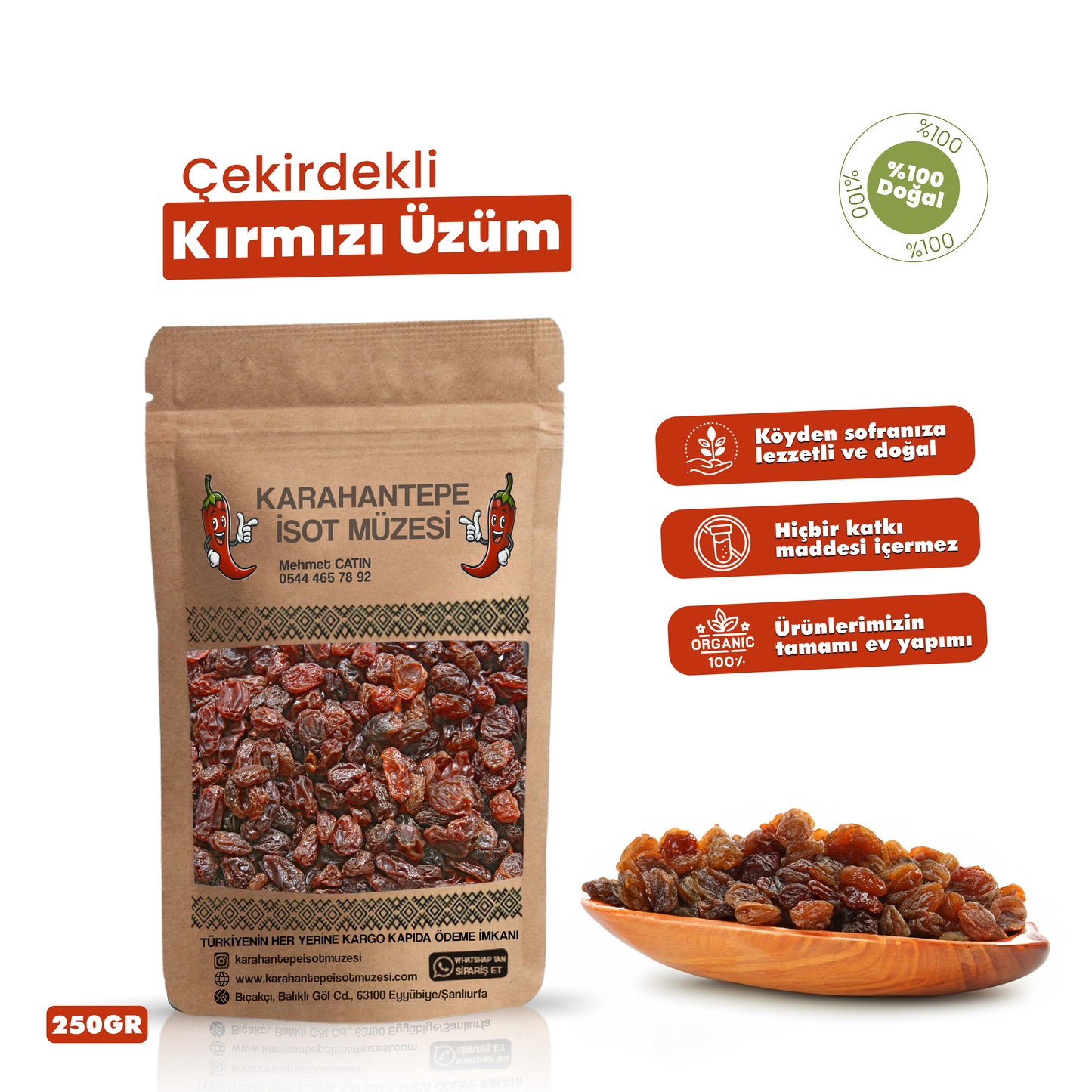 Çekirdekli Kırmızı Üzüm