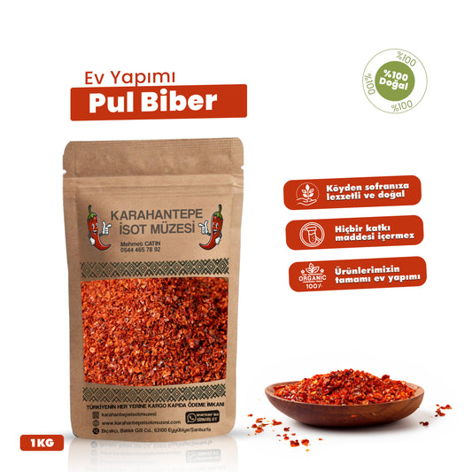 Pul Biber Ev Yapımı Orta Acı