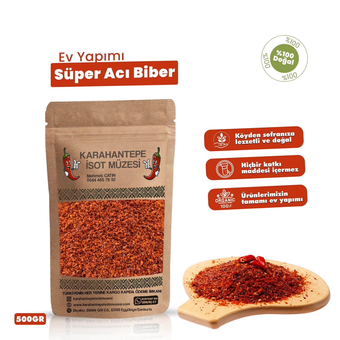Pul Biber Ev Yapımı Süper Acı