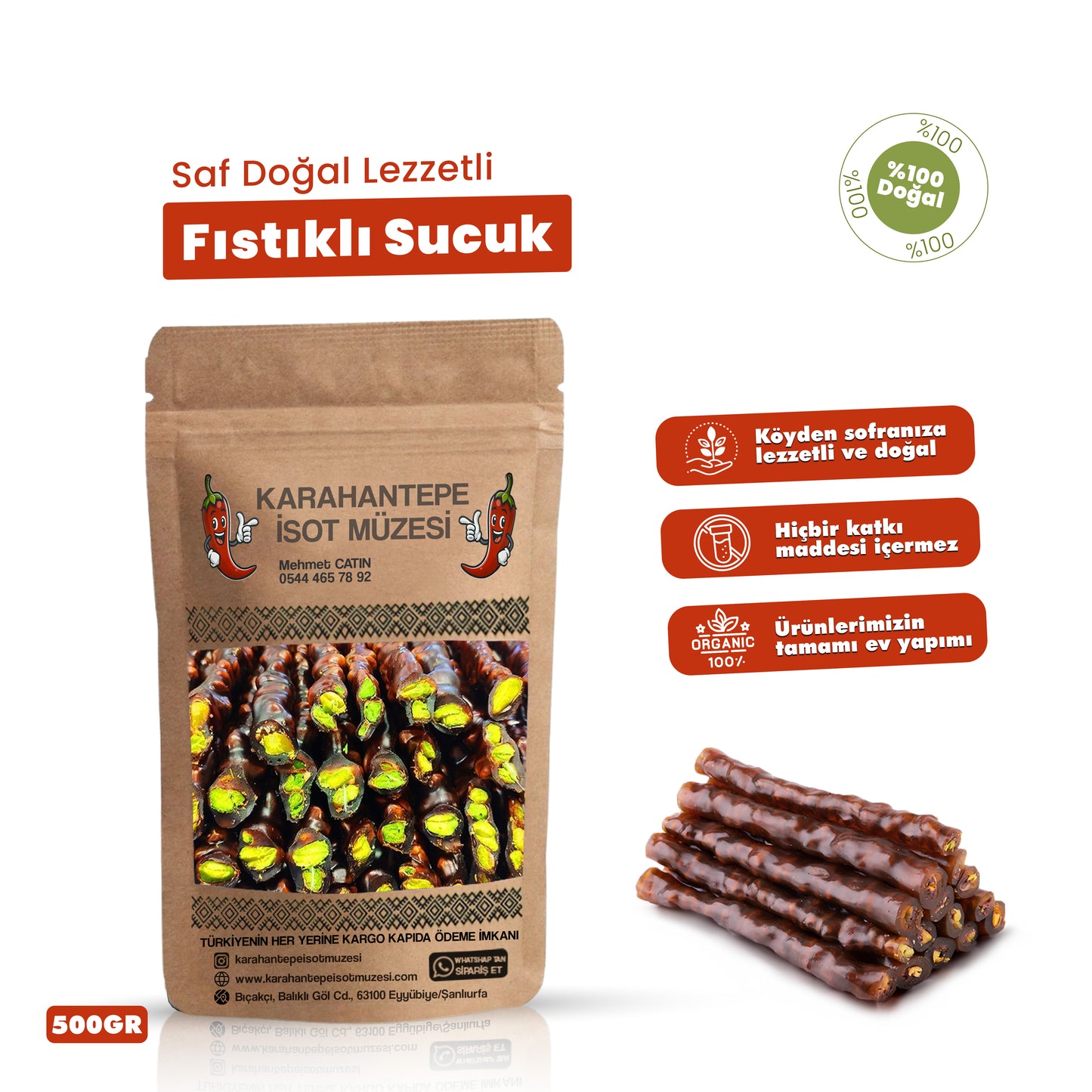 Fıstıklı Sucuk