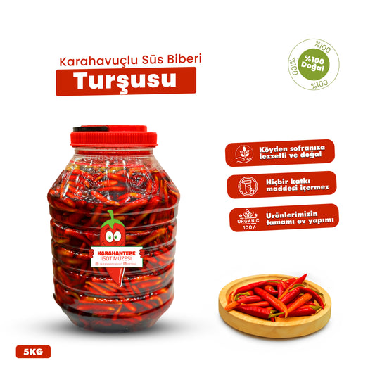 Karahavuçlu Süs Biberi Turşusu