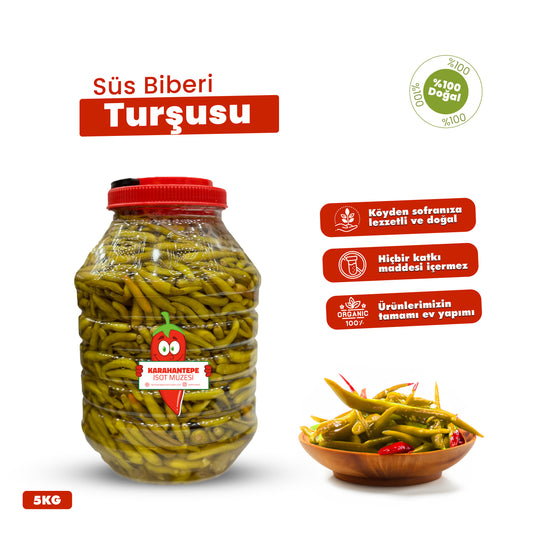 Acı Süs Biberi Turşusu