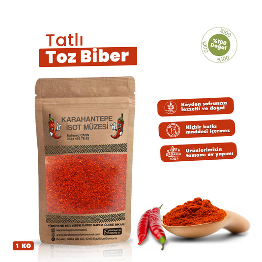 Tatlı Toz Biber Ev Yapımı